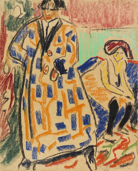 Ernst Ludwig Kirchner — Selbstbildnis mit Modell