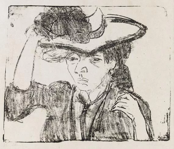 Ernst Ludwig Kirchner — Mädchen mit Hut