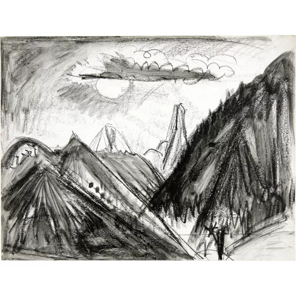 Ernst Ludwig Kirchner — Zügenschlucht mit Tinzenhorn