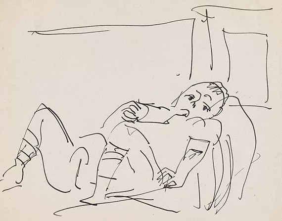 Ernst Ludwig Kirchner — Liegendes Kind