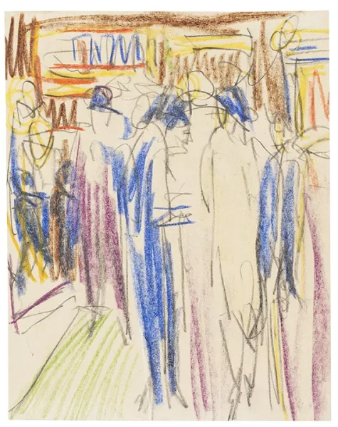 Ernst Ludwig Kirchner — Straßenszene (Berlin)