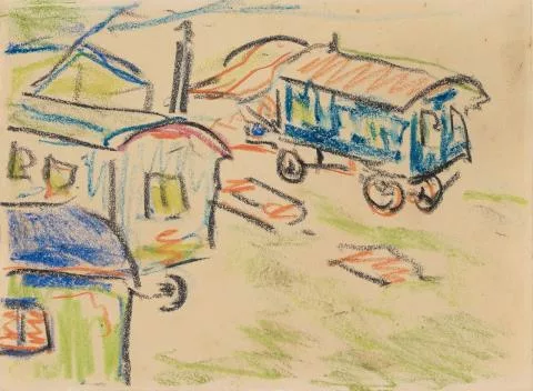 Ernst Ludwig Kirchner — Zigeunerwagen
