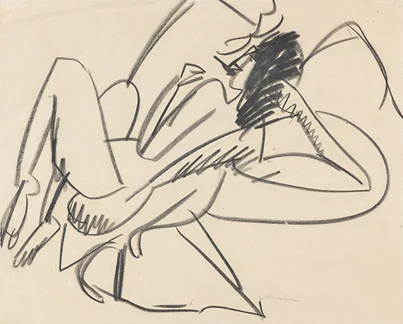Ernst Ludwig Kirchner — Liegender weiblicher Akt