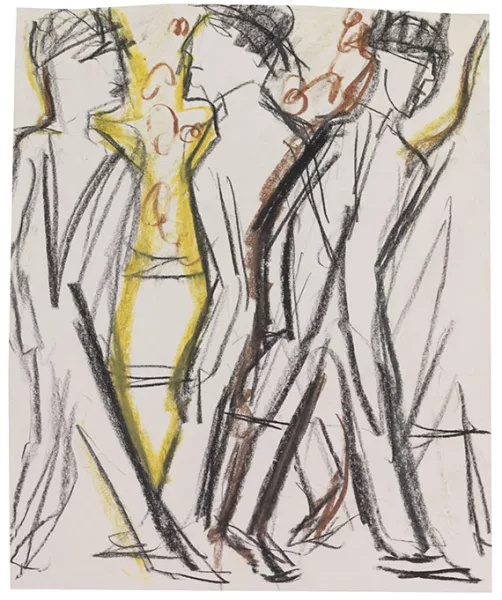 Ernst Ludwig Kirchner — Passanten auf der Straße