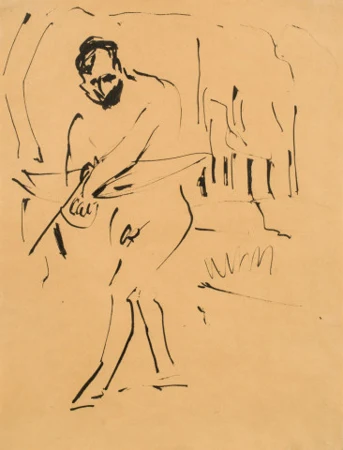 Der Bogenschütze (Erich Heckel), 1909