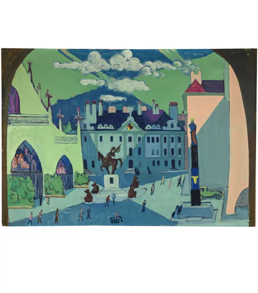Ernst Ludwig Kirchner — Münsterplatz in Bern