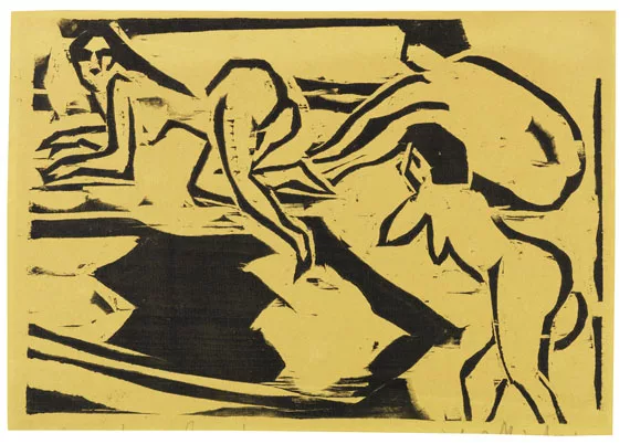 Ernst Ludwig Kirchner — Akte auf einem Teppich