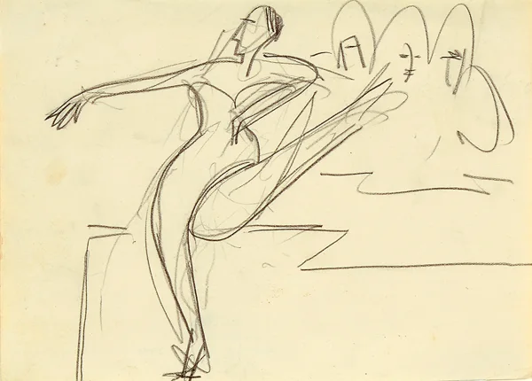 Ernst Ludwig Kirchner — Tänzerin, ca. 1927