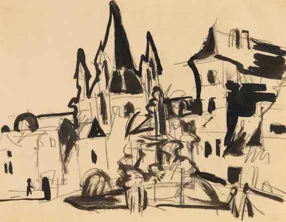 Ernst Ludwig Kirchner — Vorort von Dresden