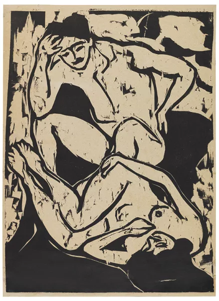Ernst Ludwig Kirchner — Nacktes Paar auf einem Kanapee