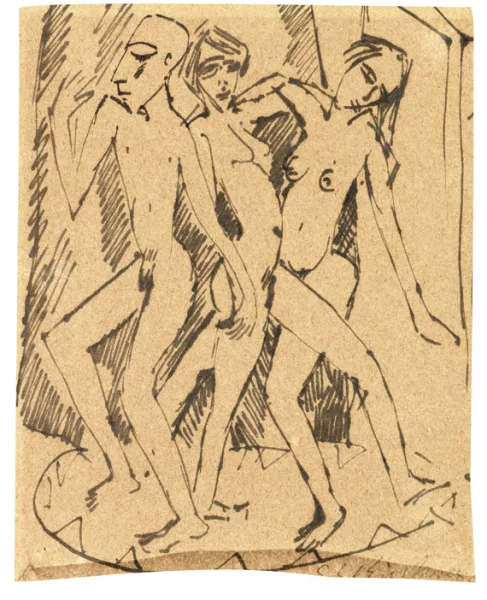 Ernst Ludwig Kirchner — Tanz zwischen den Frauen