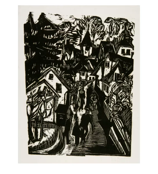 Ernst Ludwig Kirchner — Alte Gasse in Königstein