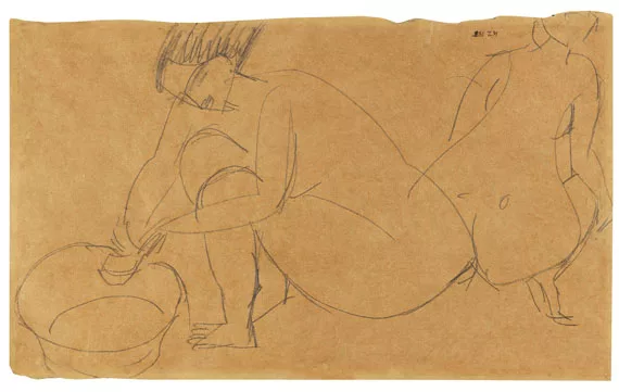 Ernst Ludwig Kirchner — Zwei sitzende Akte