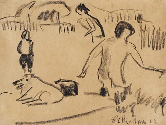 Ernst Ludwig Kirchner — Badende in Moritzburg