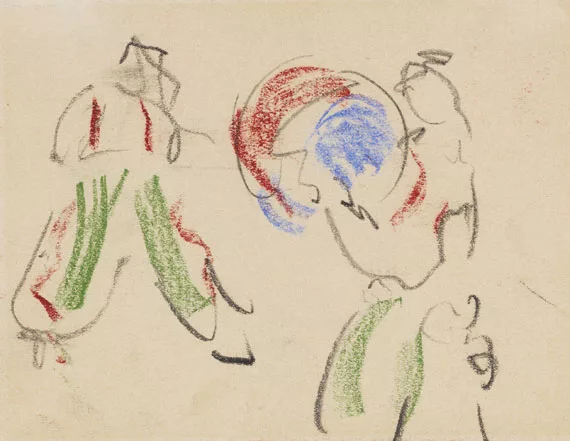 Ernst Ludwig Kirchner — Varieté-Szene