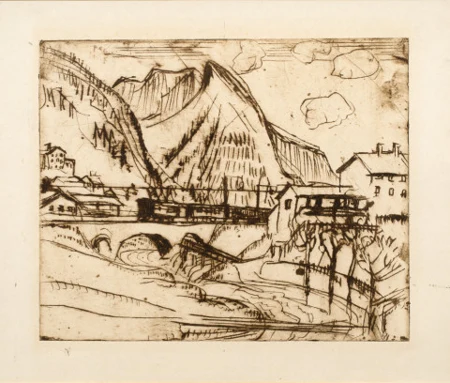 Seehorn mit Eisenbahn, 1921