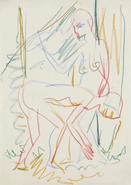 Ernst Ludwig Kirchner — Zwei nackte Frauen im Wald