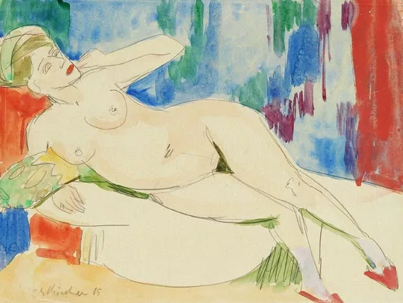 Ernst Ludwig Kirchner — Liegender Akt
