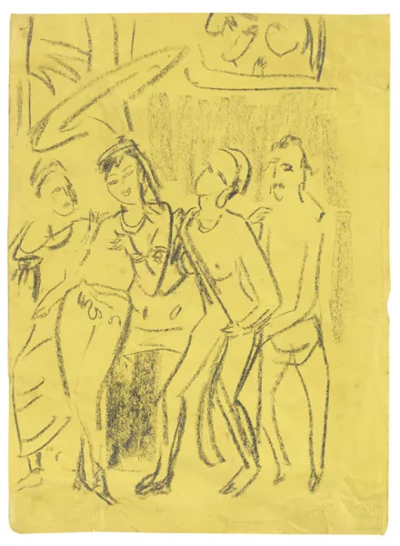 Ernst Ludwig Kirchner — Prinzessin Madri verlässt den Palast