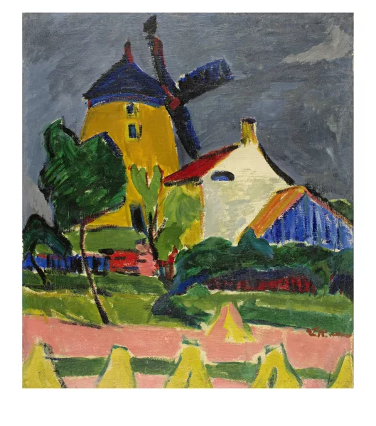 Ernst Ludwig Kirchner — Windmühle (Die Windmühle bei Moritzburg)