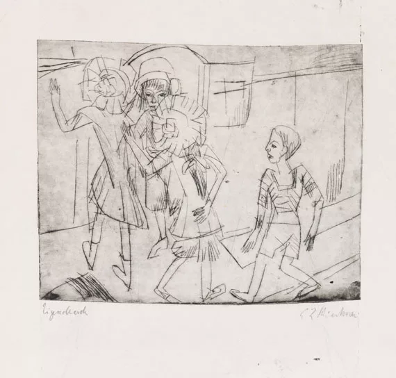 Ernst Ludwig Kirchner — Spielende Kinder