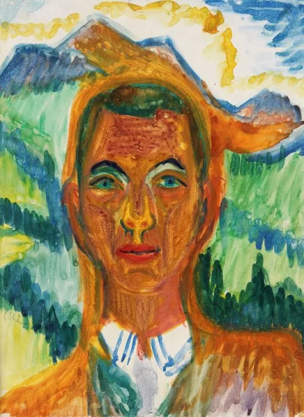 Ernst Ludwig Kirchner — Männerkopf
