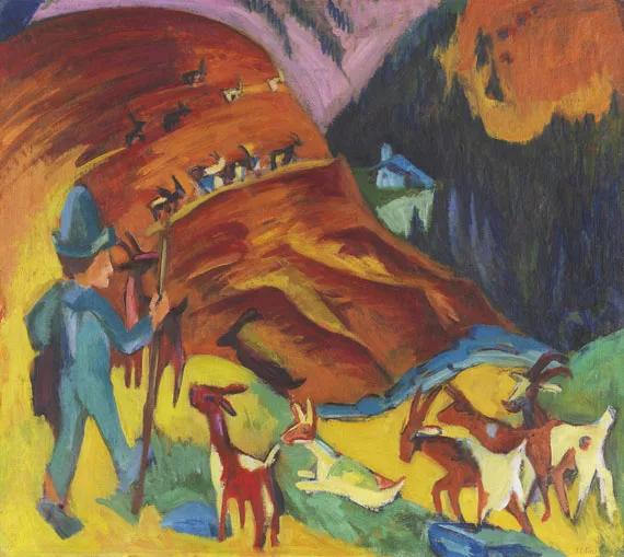 Ernst Ludwig Kirchner — Heimkehrende Ziegenherde
