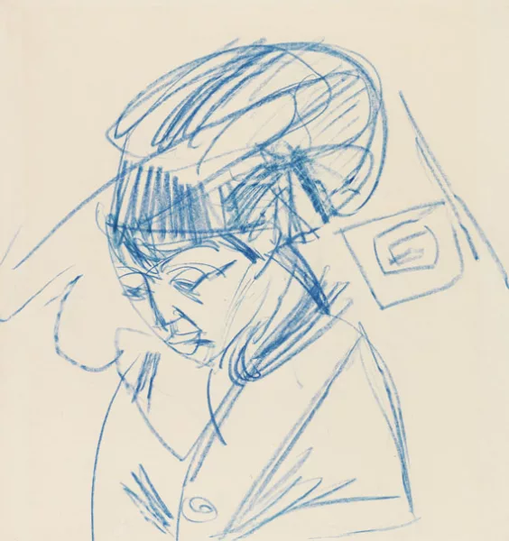 Ernst Ludwig Kirchner — Weiblicher Kopf