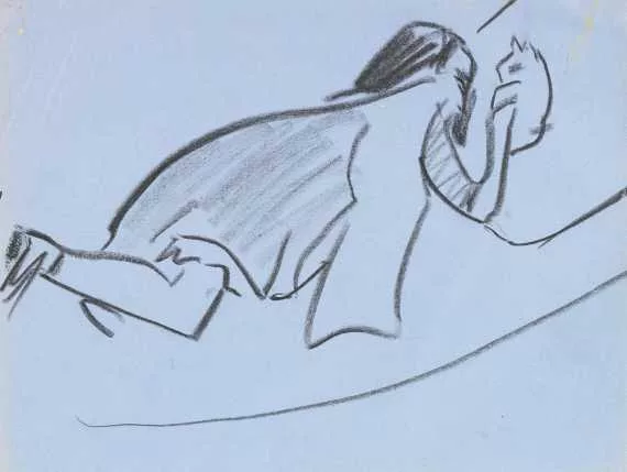 Ernst Ludwig Kirchner — Mädchen mit Katze