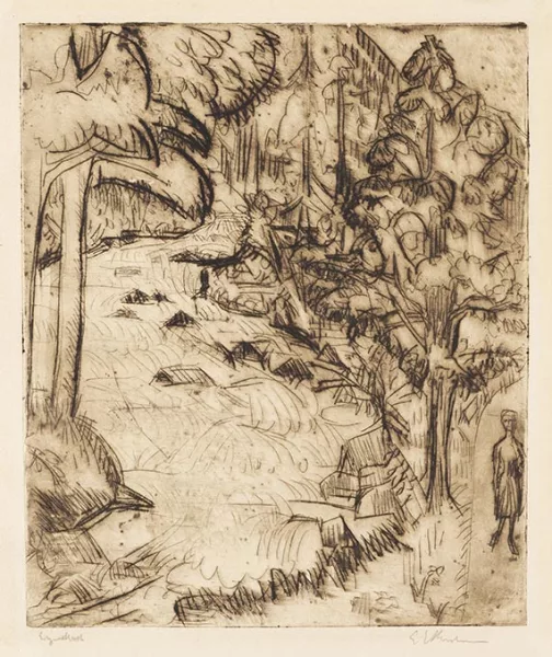 Ernst Ludwig Kirchner — Waldbach / Sertigbach