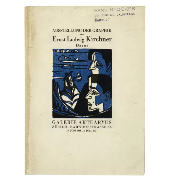 Ernst Ludwig Kirchner — Ernst Ludwig Kirchner. Ausstellung der Graphik von Ernst Ludwig Kirchner Davos. Galerie Aktuaryus, Zürich, Bahnhofstrasse 66. 10. Juni bis 12. Juli 1927
