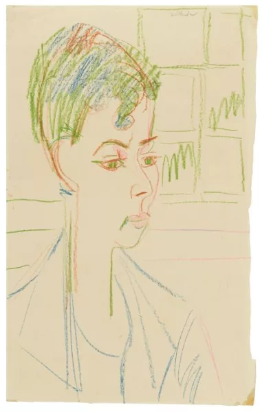 Ernst Ludwig Kirchner — Frauenkopf