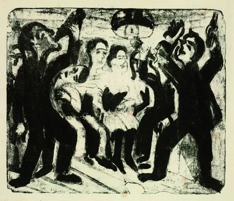 Ernst Ludwig Kirchner — Fest in der Sennhütte