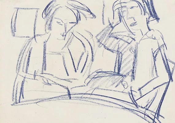 Ernst Ludwig Kirchner — Beim Vorlesen