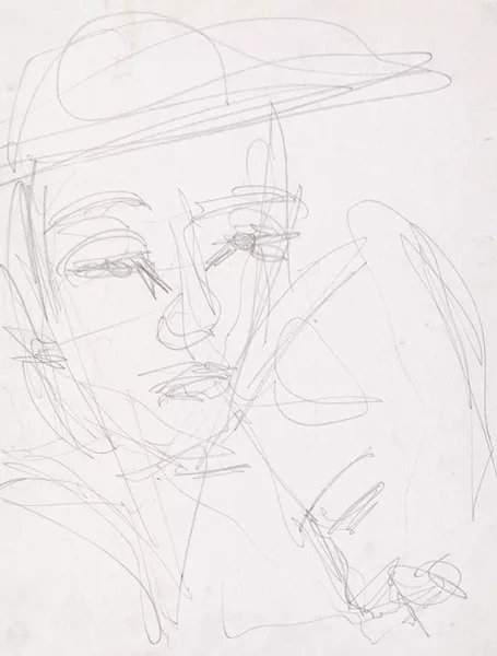 Ernst Ludwig Kirchner — Frauenkopf mit Hut