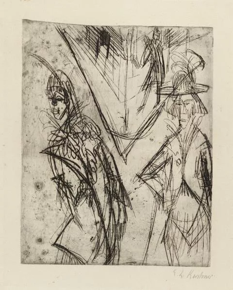 Ernst Ludwig Kirchner — Kokotten bei Nacht