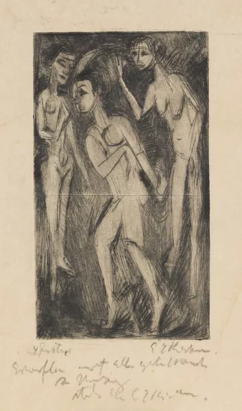 Ernst Ludwig Kirchner — Der Tanz zwischen den Frauen