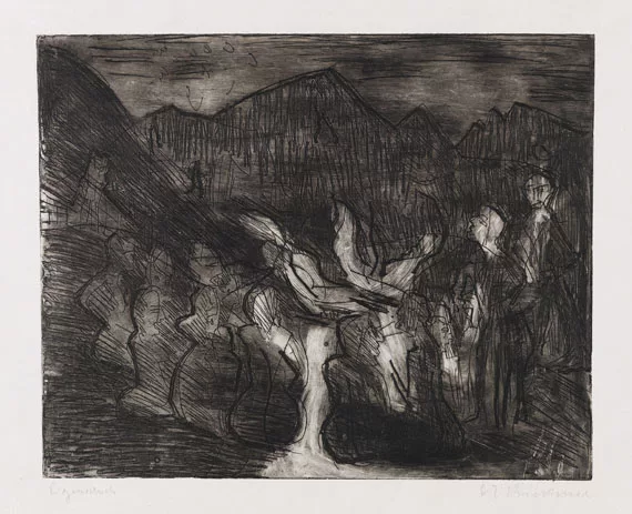 Ernst Ludwig Kirchner — Augustfeuer II