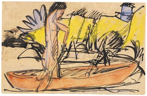 Ernst Ludwig Kirchner — Rudernder Akt