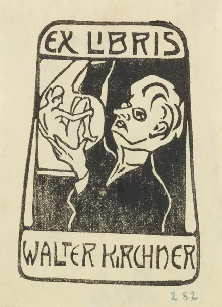 Ernst Ludwig Kirchner — Exlibris: Walter Kirchner