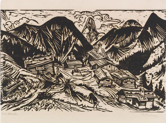 Ernst Ludwig Kirchner — Stafelalp mit Tinzenhorn