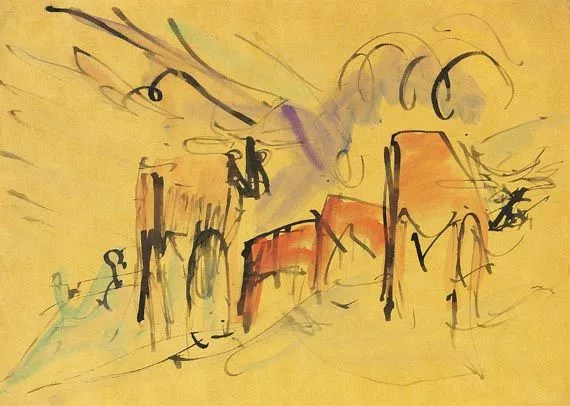 Ernst Ludwig Kirchner — Weidende Kühe
