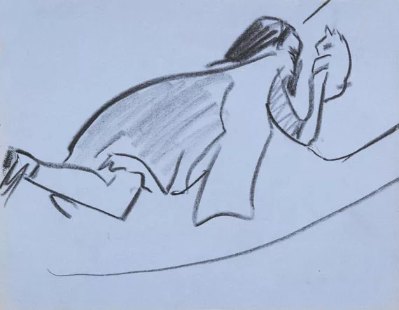 Ernst Ludwig Kirchner — Mädchen mit Katze