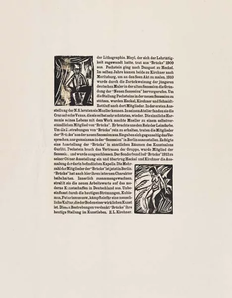 Ernst Ludwig Kirchner — Chronik der Künstlergruppe "Brücke"