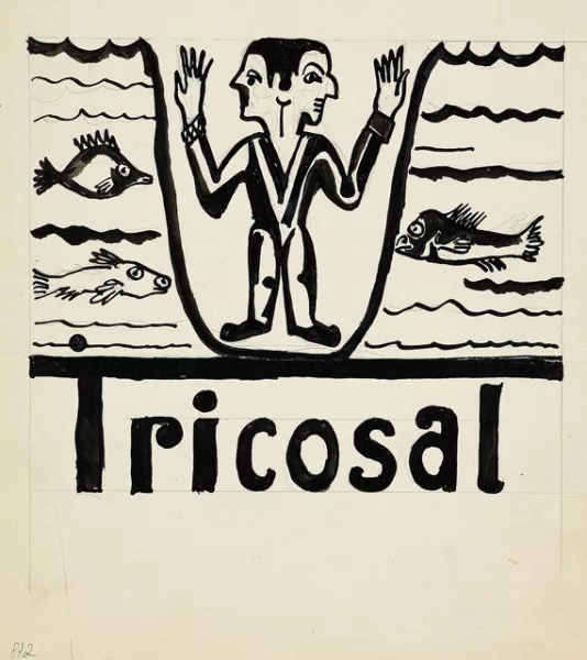 Ernst Ludwig Kirchner — Plakatentwurf Tricosal