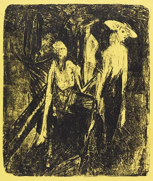 Ernst Ludwig Kirchner — Kokotten am Kurfürstendamm