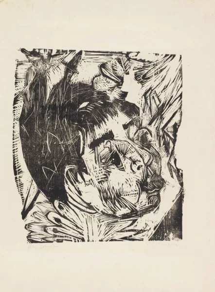 Ernst Ludwig Kirchner — Kopf Hedwig Schaxel