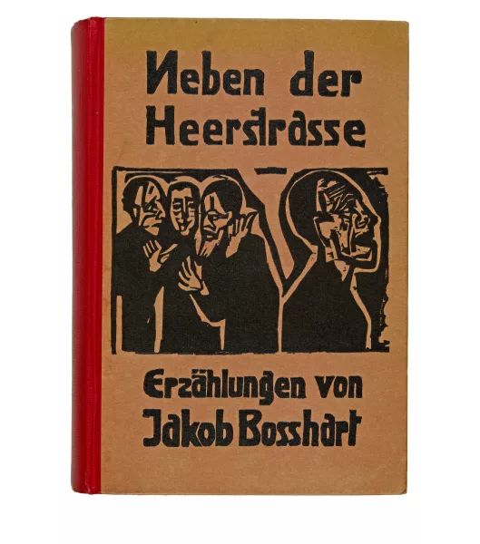 Ernst Ludwig Kirchner — Jakob Bosshart. Neben der Heerstrasse, Erzählungen Zurich/Leipzig, Verlag Grethlein & Co., 1923