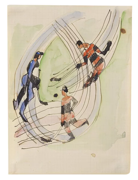 Ernst Ludwig Kirchner — Hockeyspieler
