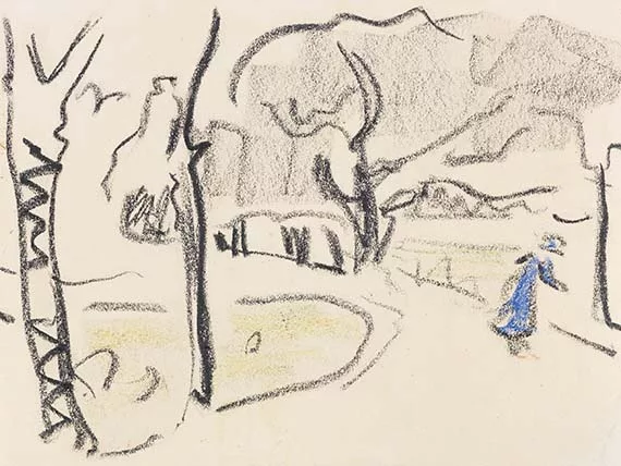 Ernst Ludwig Kirchner — Parklandschaft (An den Moritzburger Seen)